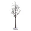 4 Foot Snow Covered Tree With 48 Brilliant LED's 2 4 Foot Snow Covered Tree With 48 Brilliant LED's -Battery Operated Candles Shop 1105 164