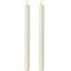 Remote Control 12 Inch Ivory Moving Flame Taper Candle Set - 2 -Battery Operated Candles Shop 12 inch ivory taper candle set 2