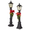 19.25" Lighted Black Lamppost With Greenery Set Of 2 Assorted - Battery Operated 1 19.25" Lighted Black Lamppost With Greenery Set Of 2 Assorted - Battery Operated -Battery Operated Candles Shop 120 202022 02 22T131212.402