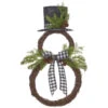 Snowman Wreath 25 Inch