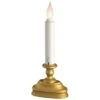 Dual Amber / Warm White LED Window Candle - Brass 2 Dual Amber / Warm White LED Window Candle - Brass -Battery Operated Candles Shop 1320b