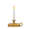 Dual Color Window Candle Amber / Warm White - Brass -Battery Operated Candles Shop 1325.b