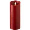Moving Flame Red Candle Battery Operated 3.5 X 9 Timer - Remote Ready -Battery Operated Candles Shop 17811