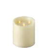 Triple Moving Flame 6 X 6 Inch Flameless Pillar Candle -Battery Operated Candles Shop 17979 triple moving flame candle