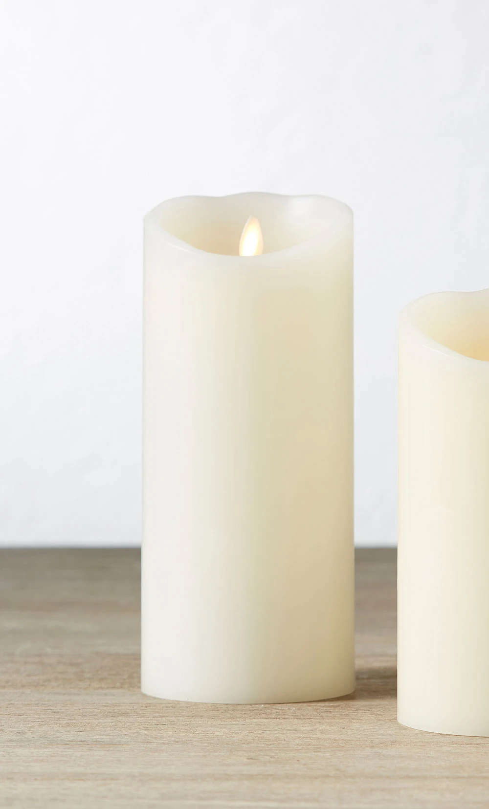 4 X 9 Inch Moving Flame Unscented Flameless Candle - Remote Ready 3 4 X 9 Inch Moving Flame Unscented Flameless Candle - Remote Ready