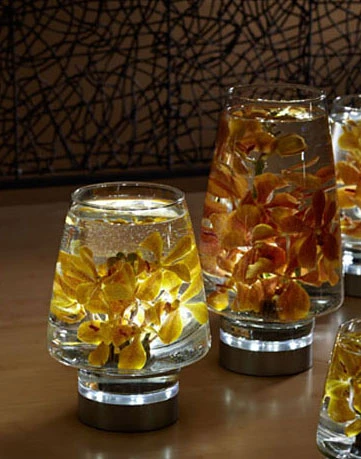 Floral Light Base - 4 Inch 9 LED Uplight - Remote Control And AC Adaptor Sold Separately 4 Floral Light Base - 4 Inch 9 LED Uplight - Remote Control And AC Adaptor Sold Separately - Image 2