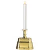 Moving Flame Brass Window Candle Battery Operated OR Plug In (AC Adapter Included) -Battery Operated Candles Shop 19965
