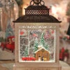 11 Inch Cabin In The Woods Lighted Water Lantern - Optional Music Setting -Battery Operated Candles Shop 2497520 cabin