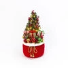 Red Knit Battery Operated Lighted Holiday Gift Bag - 21.5 Inch -Battery Operated Candles Shop 2549520 main image