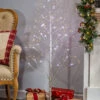 4 Foot White Birch Tree - 336 LED Lights - Multi Function Adapter -Battery Operated Candles Shop 2552680 main