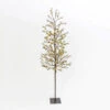 6.9 Foot Electric Icy Pine Tree 140 Warm White LED - Indoor Outdoor 2 6.9 Foot Electric Icy Pine Tree 140 Warm White LED - Indoor Outdoor -Battery Operated Candles Shop 2552870 main