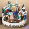 Battery Operated Lighted Musical Village With Moving Train 2 Battery Operated Lighted Musical Village With Moving Train -Battery Operated Candles Shop 2599620 close image
