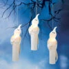 Lighted Hanging Ghost Candles Set Of 3 With Remote Control Indoor-Outdoor -Battery Operated Candles Shop 2660800 ghost candles