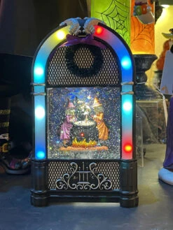 Lighted Halloween Water Lantern Juke Box Witches Brew And Flashing Lights - NEW 2023 -Battery Operated Candles Shop 2695470 jukebox