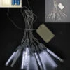Battery Operated Cool White LED Snowfall Tube Set - 10 Tubes 4.5 Inch 1 Battery Operated Cool White LED Snowfall Tube Set - 10 Tubes 4.5 Inch -Battery Operated Candles Shop 37465 WT B
