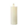 2 X 6 Inch Moving Flame Ivory Wax Unscented Flat Votive Candle - Remote Ready -Battery Operated Candles Shop 39124 raz main image