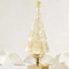 Gold Lighted Tree Water Lantern Acrylic Snow Globe With Gold Base - Timer -Battery Operated Candles Shop 3919214 1