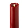 Luminara Red 3 X 8 Pillar - Remote Ready -Battery Operated Candles Shop 3x8 red moving flame pillar