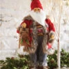 Nordic Santa Figurine With Sled - 19.5 Inch 2 Nordic Santa Figurine With Sled - 19.5 Inch -Battery Operated Candles Shop 4015508