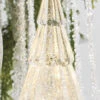 11.75 Inch Clear Lighted Tree Water Lantern Acrylic Snow Globe With Silver Base -Battery Operated Candles Shop 4016313 2