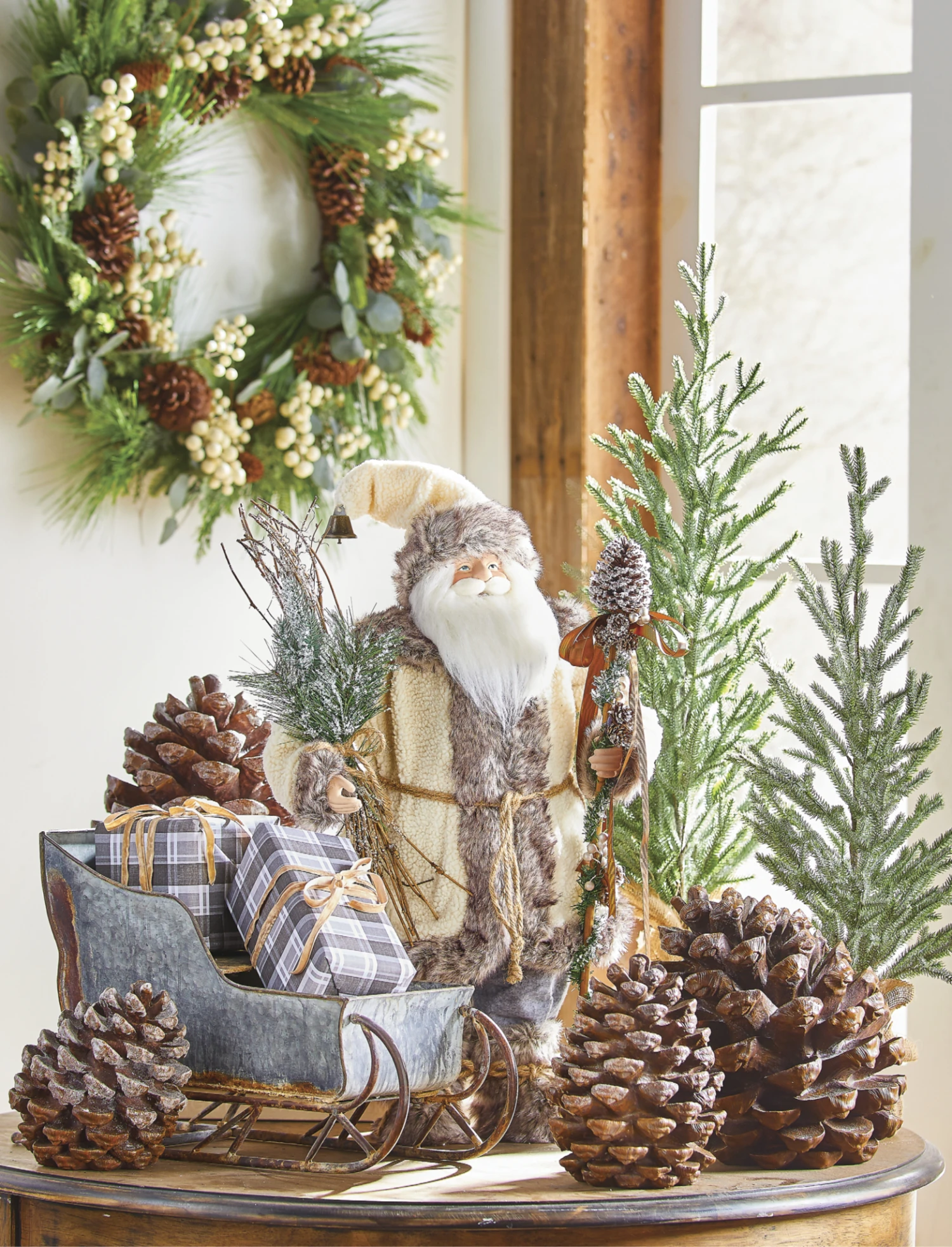 27 Inch Alpine Santa Figurine - NEW From RAZ 4 27 Inch Alpine Santa Figurine - NEW From RAZ - Image 2