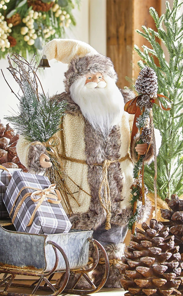 27 Inch Alpine Santa Figurine - NEW From RAZ 3 27 Inch Alpine Santa Figurine - NEW From RAZ