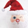 Santa Ornament - 12 Inch Round Ornament New For 2020 -Battery Operated Candles Shop 4032724 1