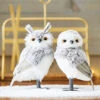9 Inch Set Of 2 Winter Owls Set Of 2 Assorted From RAZ 2 9 Inch Set Of 2 Winter Owls Set Of 2 Assorted From RAZ -Battery Operated Candles Shop 4103415