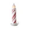 22.5 Inch Large Flickering Flame Peppermint Stripe Christmas Candle -Battery Operated Candles Shop 4116358 main