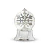 Rotating Snowflake Water Globe On Silver Pedestal - NEW 2023 1 Rotating Snowflake Water Globe On Silver Pedestal - NEW 2023 -Battery Operated Candles Shop 4119077