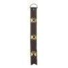 Sleigh Bell Door Hanger 23.5 Inch Leather From RAZ -Battery Operated Candles Shop 4127300 1