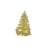 Uyuni 4 X 7 Inch Gold Christmas Tree Candle - Remote Ready -Battery Operated Candles Shop 4134530