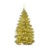 Uyuni 4.25 X 8 Inch Gold Christmas Tree Candle - Remote Ready -Battery Operated Candles Shop 4134532 main