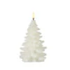 Uyuni 4 X 7 Inch White Christmas Tree Candle - Remote Ready
