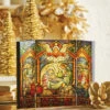 Nativity Faux Stained Glass Trifold Lighted Canvas Print - 18 Inch 2 Nativity Faux Stained Glass Trifold Lighted Canvas Print - 18 Inch -Battery Operated Candles Shop 4155113 lifestyle print