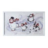 Ice Skating Snowman And Penguins Lighted Canvas Print White Wood Frame- 23.75 Inch 2 Ice Skating Snowman And Penguins Lighted Canvas Print White Wood Frame- 23.75 Inch -Battery Operated Candles Shop 4155114 large image