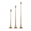 Iron Taper Candlestick Holders - Set Of 3 Gold From RAZ - NEW 2022 -Battery Operated Candles Shop 4202451