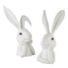 15.5 " Set Of 2 Resin Thinking Rabbit Decorative Figurines - From RAZ -Battery Operated Candles Shop 4211079
