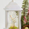 Bunny And Baby Bunny Animated Lighted White Water Lantern USB Cord Included - NEW 2022 -Battery Operated Candles Shop 4216105 main