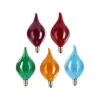 Shiny Multi Color Box Of 5 Kismet String Light Replacement Bulbs -Battery Operated Candles Shop 4237035