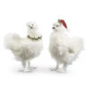 Silky Christmas Chicken Set Of 2 Assorted - 13 Inch - NEW 2023 1 Silky Christmas Chicken Set Of 2 Assorted - 13 Inch - NEW 2023 -Battery Operated Candles Shop 4303449 large image