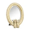 Gold Rabbits Mirror 8 Inch NEW 2023 From RAZ -Battery Operated Candles Shop 4311113
