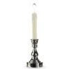 Remote Control 13.75 Inch Silver Candlestick With Battery Operated Candle - Remote Included -Battery Operated Candles Shop 4316281