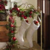 Gold Scrollwork Stocking Holder Stand - 42.5 Inch - NEW From RAZ 2023 -Battery Operated Candles Shop 4317036 stocking holder