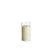 Clear Glass Flameless Candle 3 Inch X 6 Inch Ivory Pillar - Remote Ready -Battery Operated Candles Shop 4324018