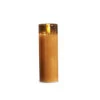 Gold Glass Flameless Candle 2 Inch X 6 Inch Ivory Votive - Remote Ready -Battery Operated Candles Shop 4324023