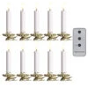 4 Inch Clip On Lighted Candles Set Of 10 - Remote Included 1 4 Inch Clip On Lighted Candles Set Of 10 - Remote Included -Battery Operated Candles Shop 4324036 clip on candles