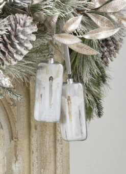 Glass Angel Ornament 5.5 Inch Set Of 2 - NEW 2023 -Battery Operated Candles Shop 4324566 2