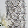 Crystal Beaded Napkin Ring - Set Of 6 2 Crystal Beaded Napkin Ring - Set Of 6 -Battery Operated Candles Shop 6 CRYSTAL NAPKIN RINGS NEW IMAGE