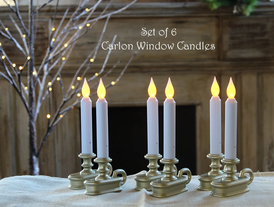 Discount 6 Pack Battery Operated Window Sil Candle Pewter - Flicker And Steady On 3 Discount 6 Pack Battery Operated Window Sil Candle Pewter - Flicker And Steady On
